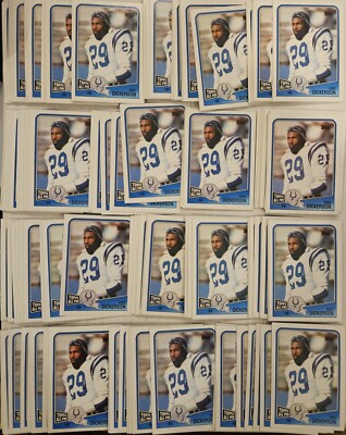 100 count lot of 1988 Topps #118 Eric Dickerson - Colts HOF MINT   