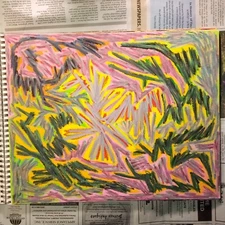 Drawing 11X14" Oil Pastel on Paper