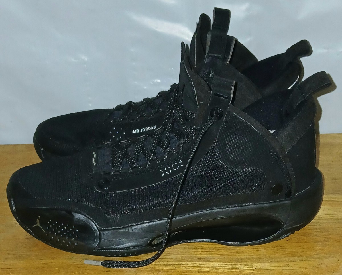Nike Air Jordan 34 XXXIV Black Cat BQ3384-003 Youth Sneakers Shoes