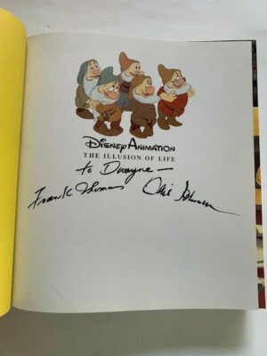DISNEY ANIMATION: THE ILLUSION OF LIFE- SIGNED BY FRANK
