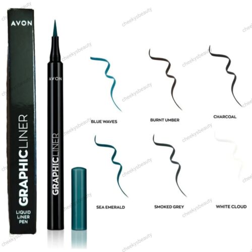 Avon Graphic Liner Liquid Liner Pen, Choose Shade, New & Boxed  - 第 1/4 張圖片