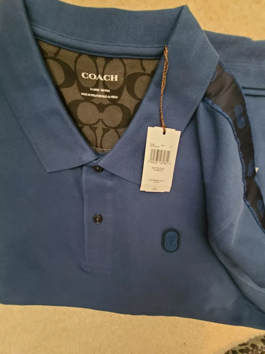 Men's coach hotsell polo shirt