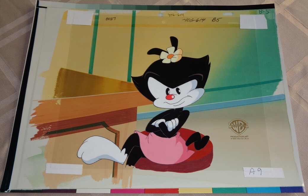 Yakko Wakko Dot The Animaniacs Animated Series Production Cel Dot