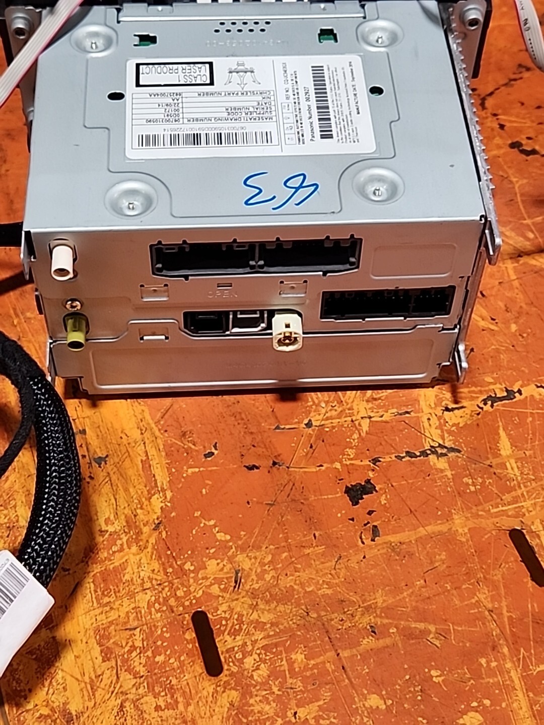2014-17 MASERATI GHIBLI RADIO STEREO HEAD UNIT RECEIVER 06700310590 #83