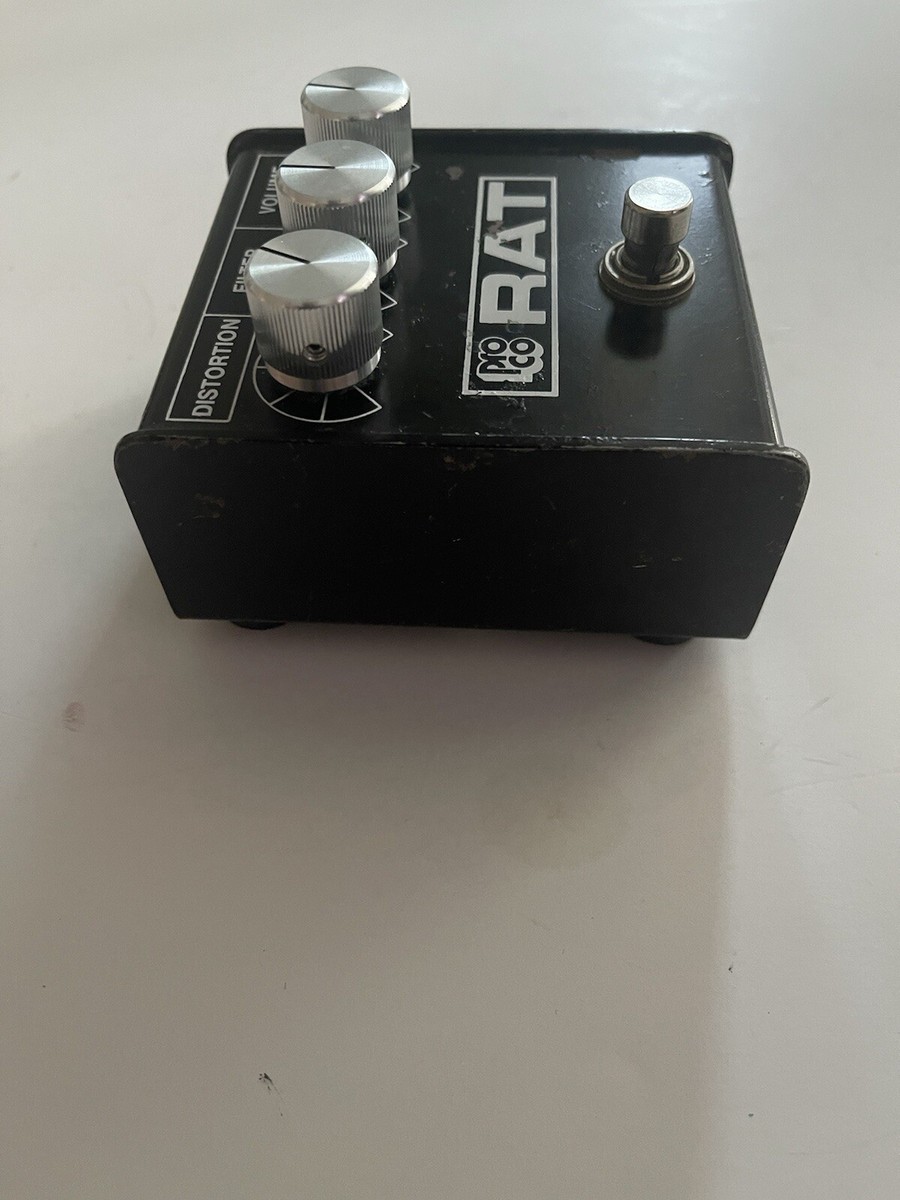 ProCo Rat Blackface Distortion Vintage 1986 LM308 Guitar ProCo Rat Blackface Distortion Vintage 1986 LM308 Guitar