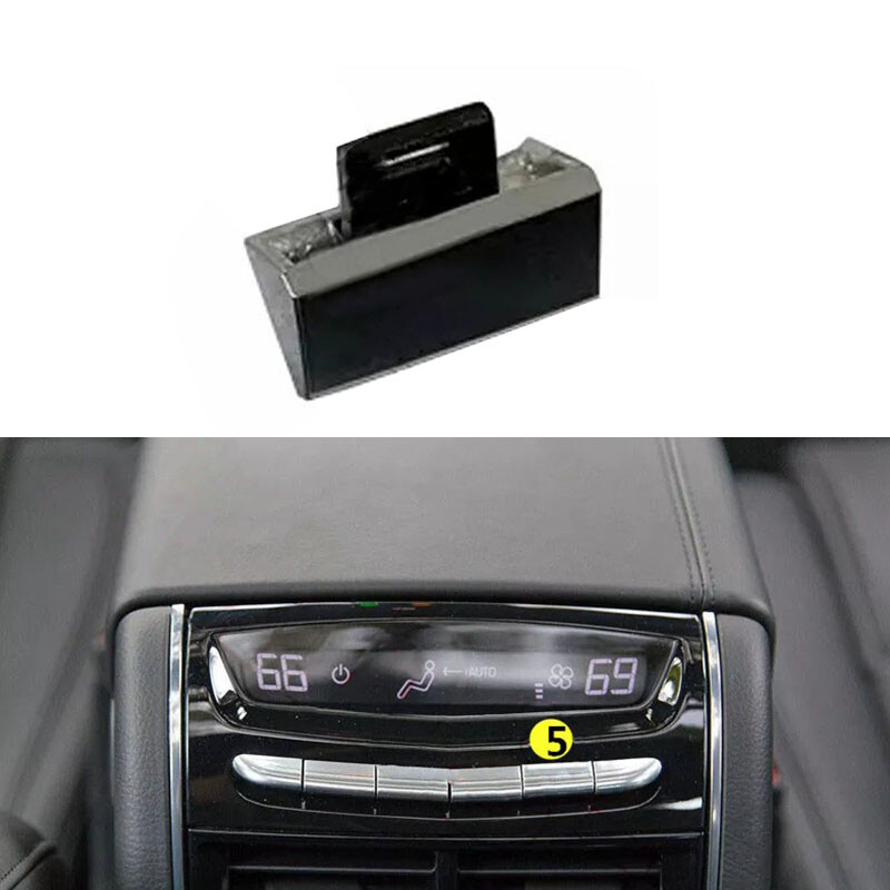 NO.5 Rear Row A/C Control Adjust Switch Button Cover For Cadillac XT5 XT6 CT6