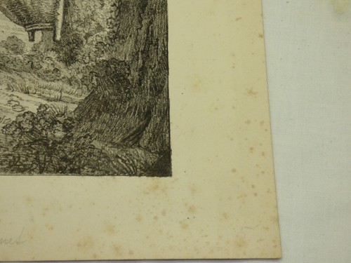 Carle Vernet Monkey Turkey Birds French Lithograph Antique 19th C Singe Dindons - Picture 6 of 13