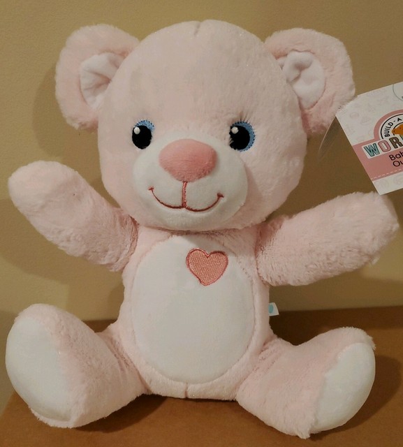 Build a Bear Build-a-Bear Little Cub Hugs Pink Teddy Bear Records Your Messages. | eBay