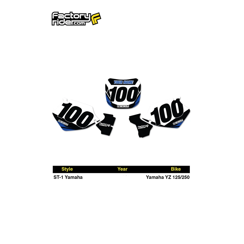 1996-2001 YAMAHA YZ 125-250 Graphics Kit Seat Cover Motocross Graphics Enjoy ST1 - Image 3 of 4