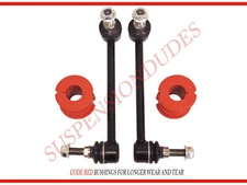 4pc Front Sway Bar Links Bushings Chrysler 300 Challenger Charger 1.00"/25mm Bar