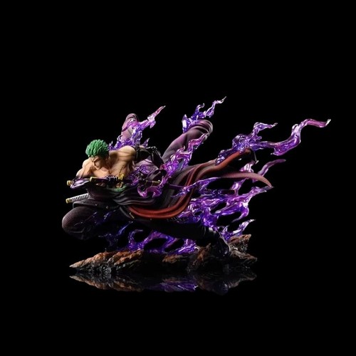One Piece - Roronoa Zoro Action Figure - 21cm - PVC Anime Figure - NEW - Foto 3 di 4