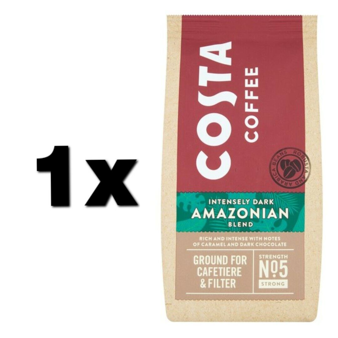 COSTA AMAZONIAN BLEND 200G GROUND COFFEE (1x to 5x) string 5 free deliver cheap