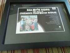 Creeence Clearwater Revival framed picture 