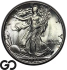 1937 Walking Liberty Half Dollar Lustrous Superb Gem ++