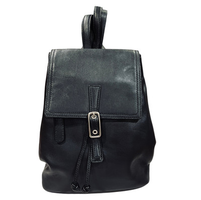 Coach Vintage Legacy Black Leather Mini Backpack Rucksack 9858