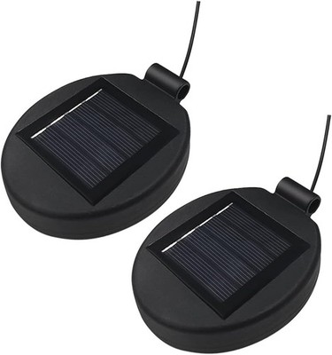 Solar Lantern Light Replacement Top for Flower ,LED Panel 2PCS 