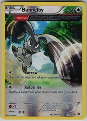 Bunnelby (Omega) 121/160 XY Primal Clash Reverse Holo