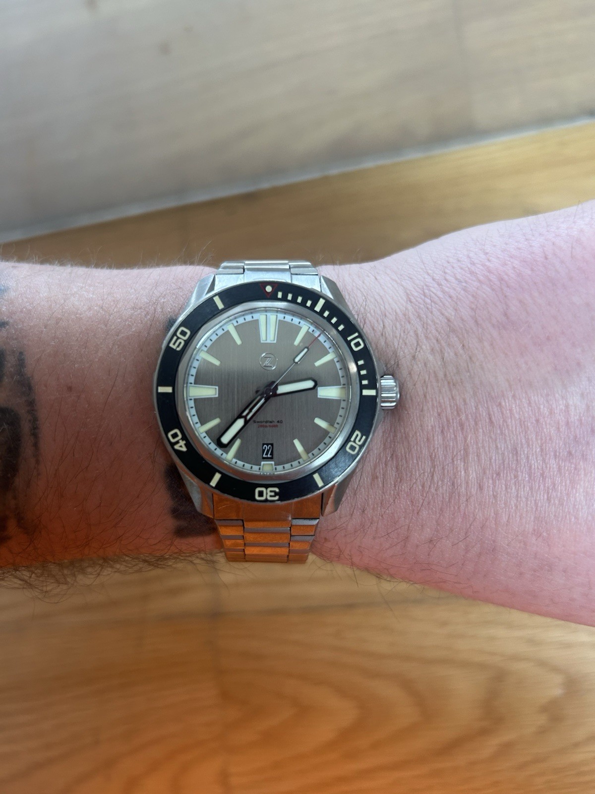 Zelos Swordfish 40mm Titanium Automatic Dive Watc… - image 6