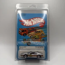 Vintage 1982 Hot Wheels Ferrari 308 Race Bait Silver Mattel No. 2021 RARE MOC