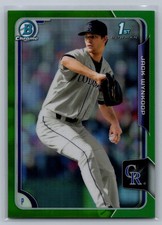 Jack Wynkoop 2015 Bowman Chrome 1st Bowman Green /99 #95
