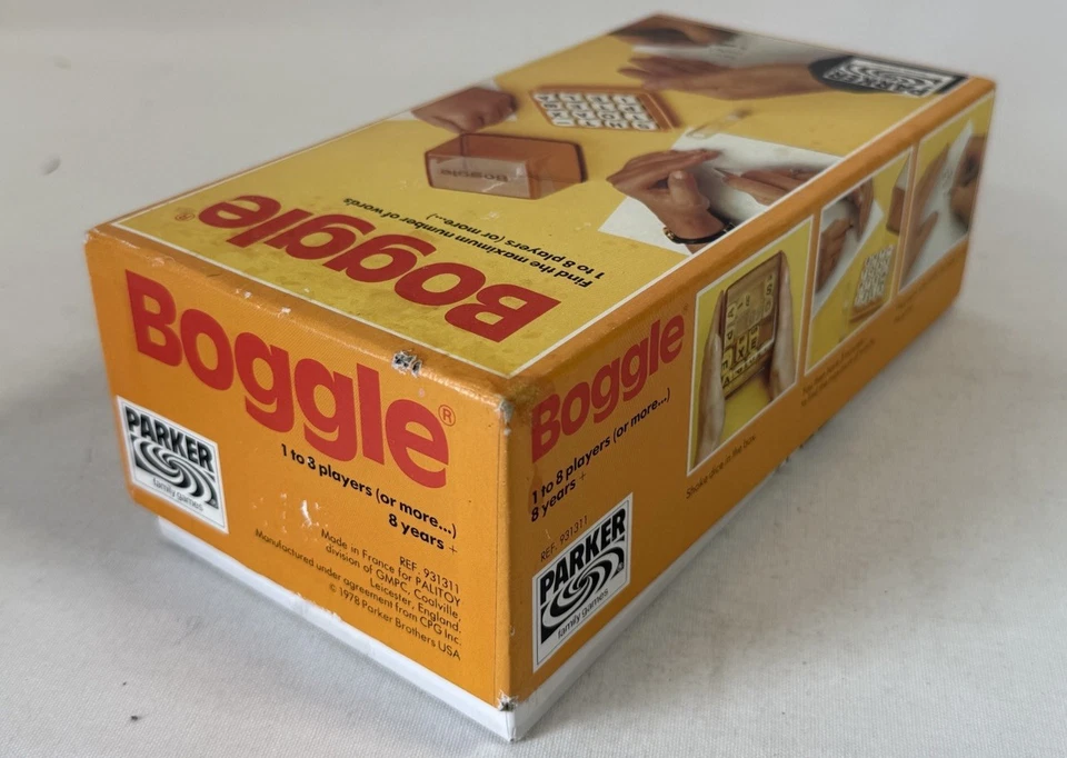 Boggle Word Game Parker  1978 Vintage with instuctions - Image 4 of 4
