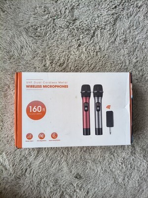  UHF Dual kabellose Metallmikrofone 2er Set
