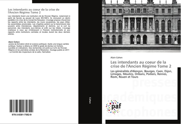 Alain Cohen | Les Intendants Au Coeur De La Crise De L'ancien RéGime Tome 2-image