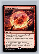 Blasphemous Act 238 Commander: Secrets of Strixhaven Magic: The Gathering NM