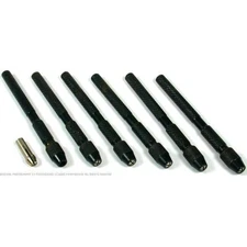 6 Black Pin Vise Tools for Jewelery Repair & Crafting Watchmaker Watch Maker Kit
