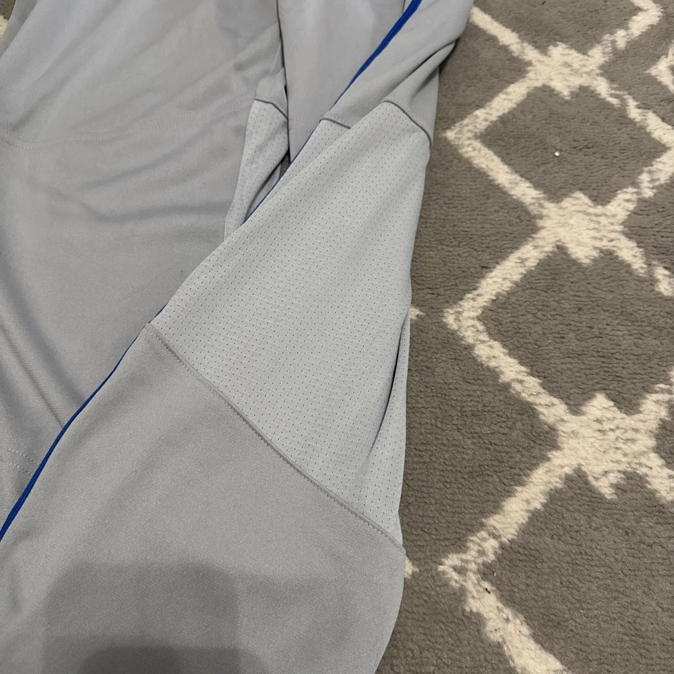 Nike Vapor Select Youth Full Length Piped Gray with royal Baseball Pants Size XL - Image 2 of 4