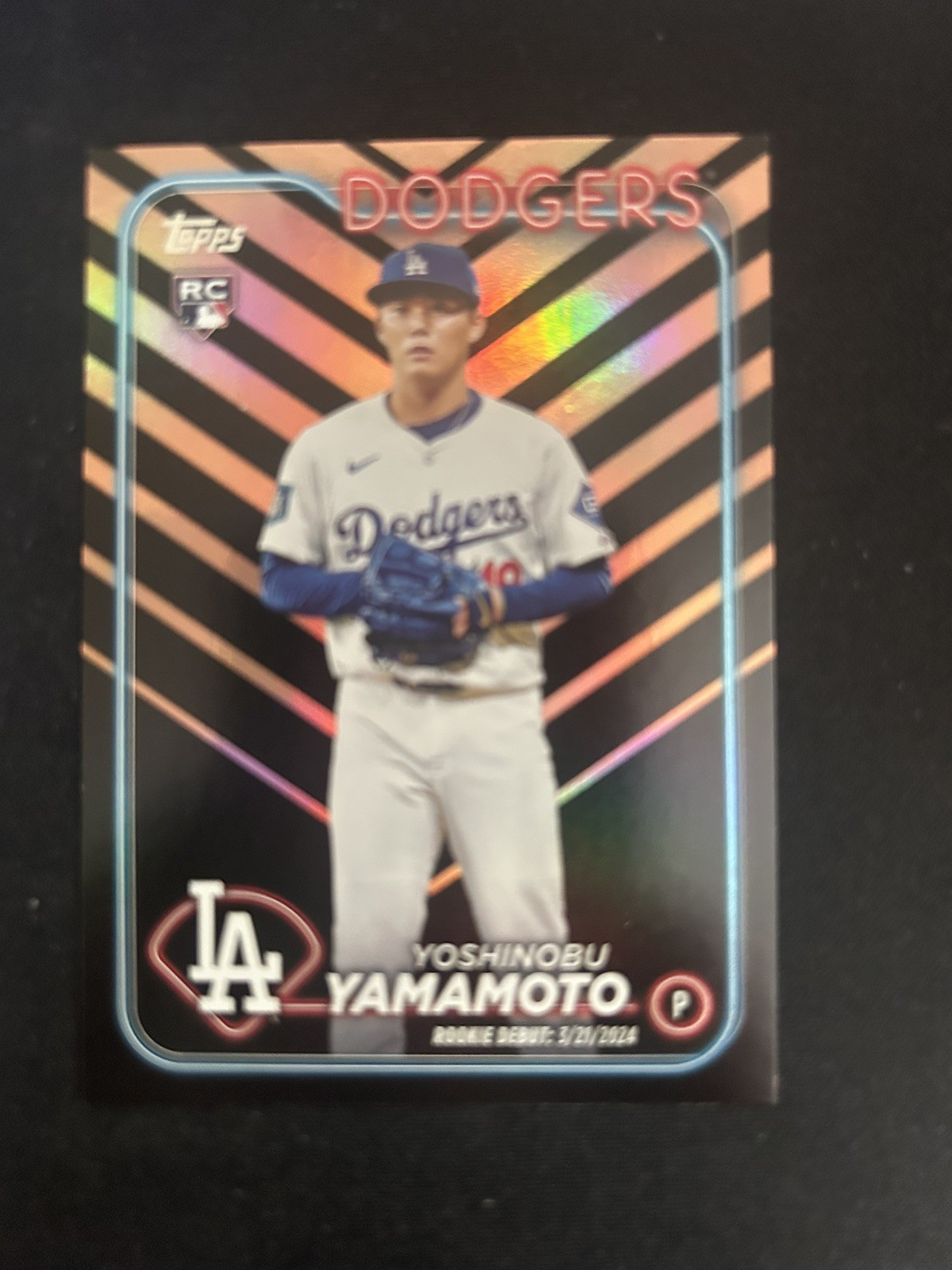 2024 Topps Update Halloween Orange & Black US149 Yoshinobu Yamamoto Dodgers