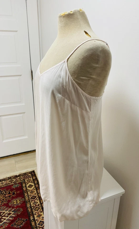 Румяна розовый мягкий легкий 100% хлопок Camisole Майка XS/S хорошо сделано - Изображение 3 из 4