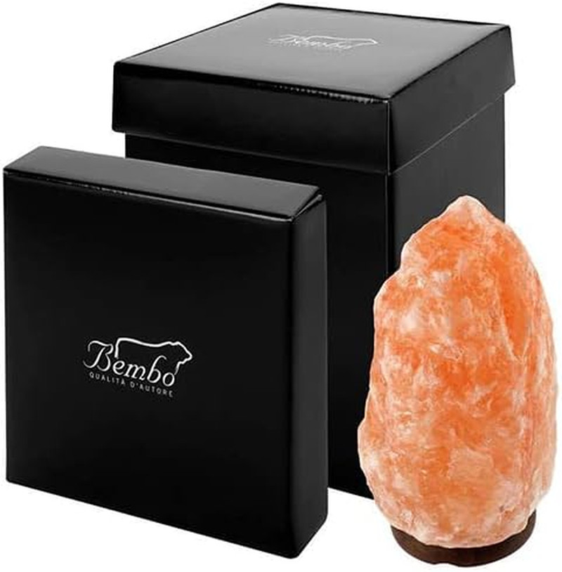 Idea Regalo Lampada di Sale Rosa Bembo 2-3 Kg - Naturale e Unica