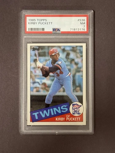 1985 Topps - Kirby Puckett #536 (RC) Rookie PSA New Slab