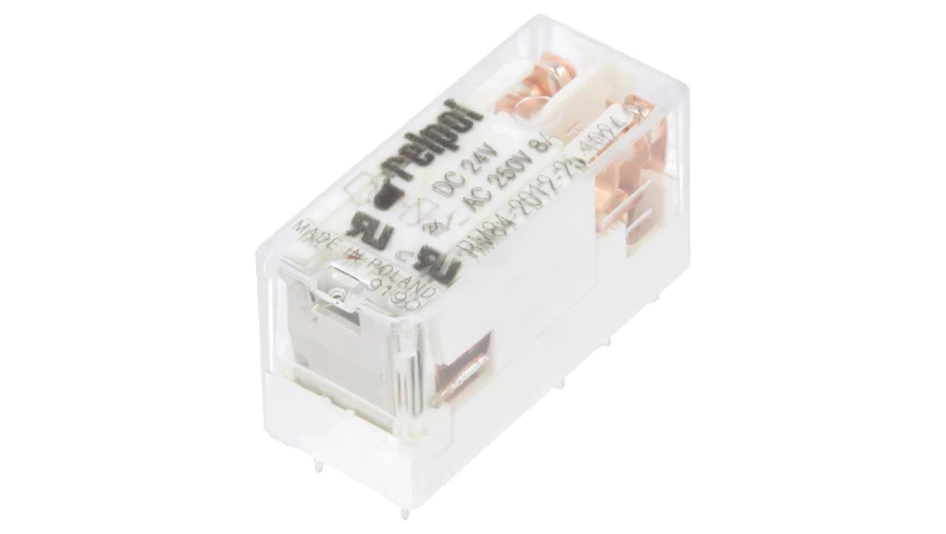 RM84201225102401 Relay: Electromagnetic DPDT Coils: 24VDC 8A 8A/250VAC /T2UK