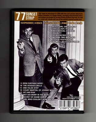 77 SUNSET STRIP (1958) Season 1 / Part 1 / 16 Episodes on 4
