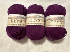 Cascade Yarns Elysian Purple #08 Merino Wool Blend 3 Skeins