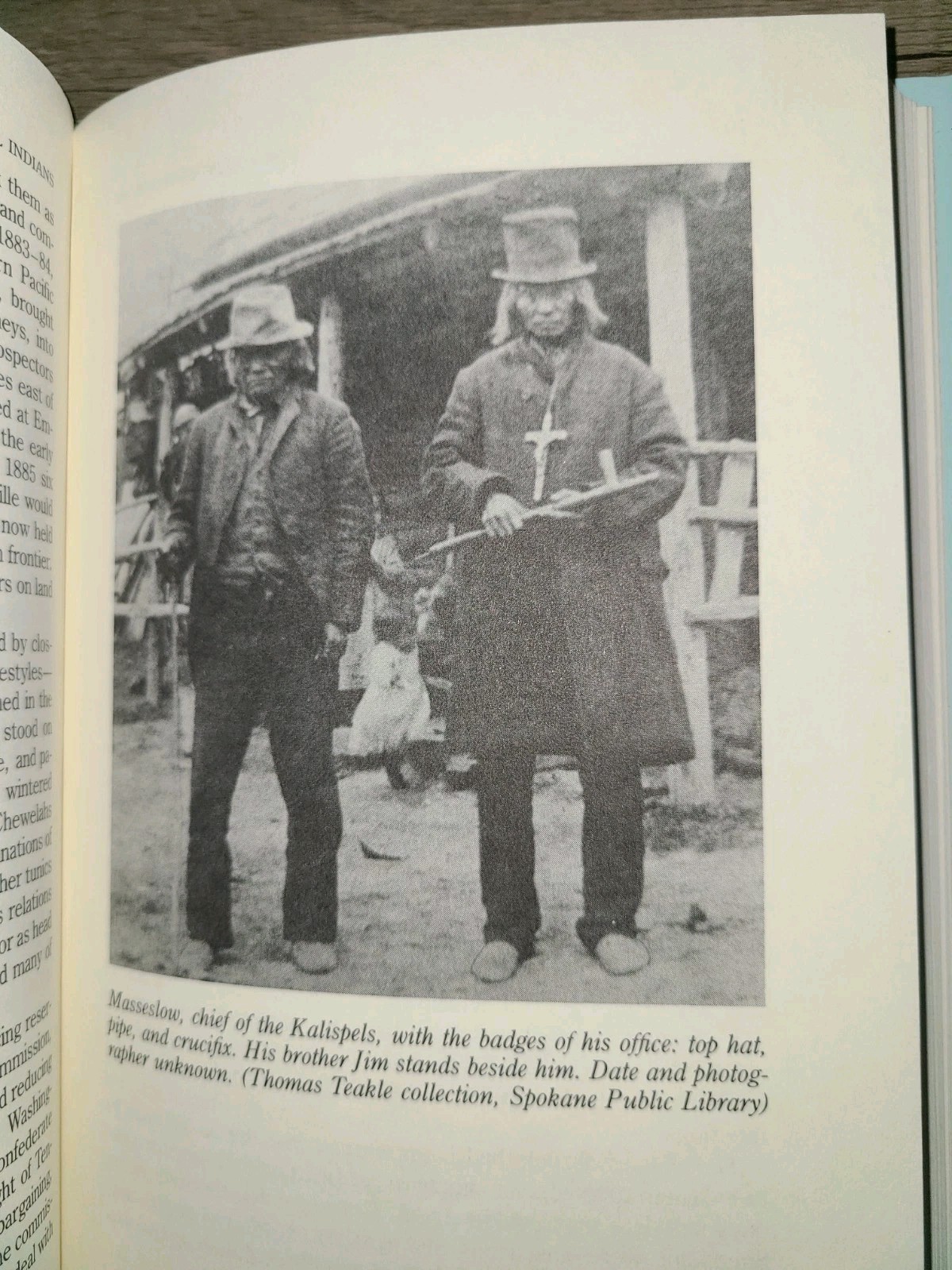 Vtg HC book, The Kalispel Indians by John Fahey, 1986