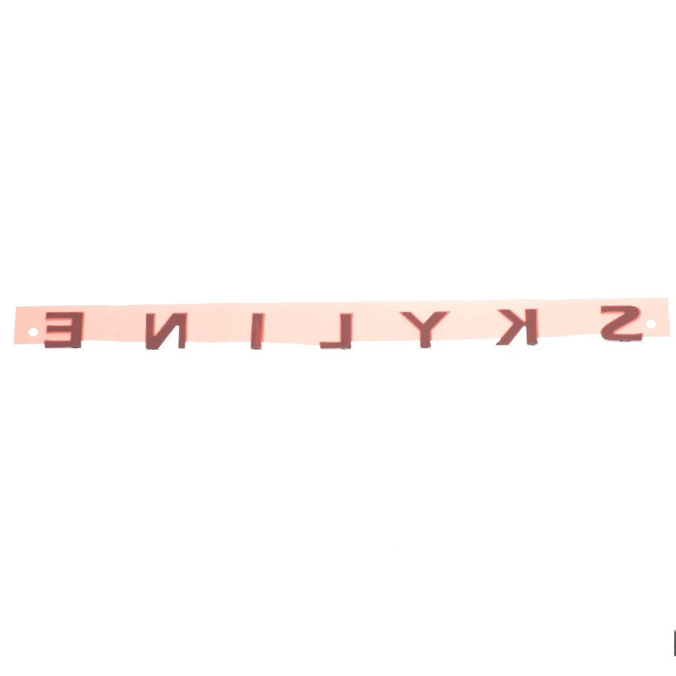 OEM 2009-2015 2017-2020 Nissan GT-R Trunk Emblem Chrome Badge NEW 84895-AM900 - Image 2 of 3