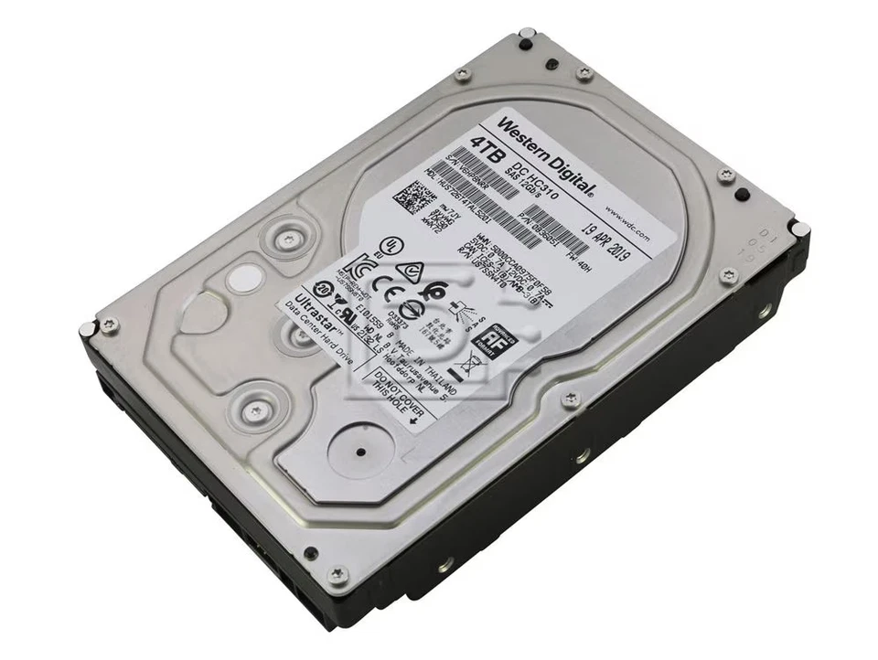 HGST/Hitachi 0B36051/HUS726T4TAL5201 4TB 3.5" 7.2K RPM Enterprise SED SAS HDD - Image 2 of 3