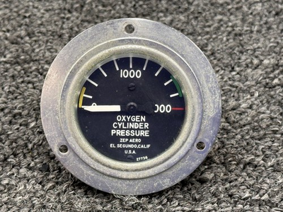 #ad Zep Aero Oxygen Cylinder Pressure Indicator $56.00