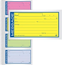 ® High Impact Phone Message Book, 2-Part Carbonless, 5-1/4" X 11", 2 Sets per Bo