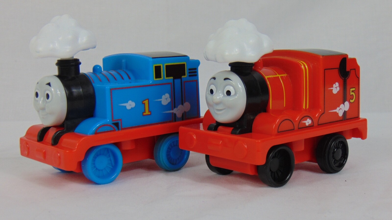 Percy and Thomas The Train Pull Back Go Engine Racer Lot 2 2015 Limited Edition