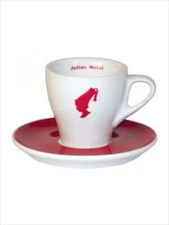 New Julius Meinl Classic Red Espresso Cup + Saucer