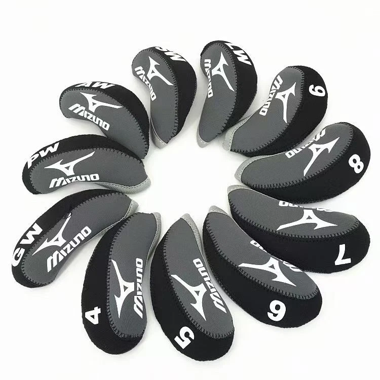 11 Piece Classic Set of Mizuno 4-9-PW Golf Club Iron Head Cover- - Image 3 of 4