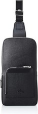 Lacoste  Leather Sling Bag Nh3633ce-000 Black