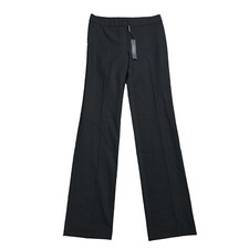 NWT Elie Tahari Women's Career Pants Theora Straight Wool Blend Sz 2 Black 198
