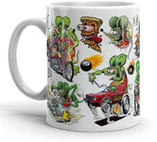 Ed Big Daddy Roth Rat Fink Outrageous Coffee Mug