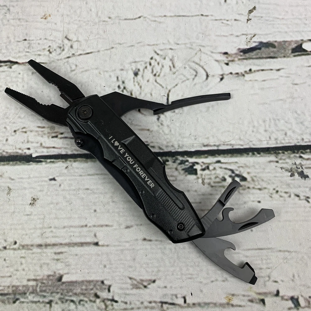 Multi tool - Knife Gift Set "I love you forever" Never Used Has Bit Set Sheath Multi tool - Knife Gift Set "I love you forever" Never Used Has Bit Set Sheath