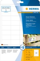Herma Etiketten A4 Weiß 48,3X25,4 Mm Extrem Stark Haftend Papier Matt 1100 St.